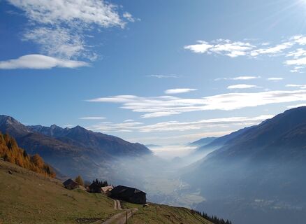 Blick von der Staneralm übers Mölltal