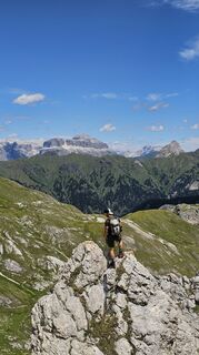Photo de Alessio Sacco le long du parcours