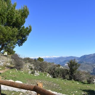 Panorama über die Gipfel - Eze
