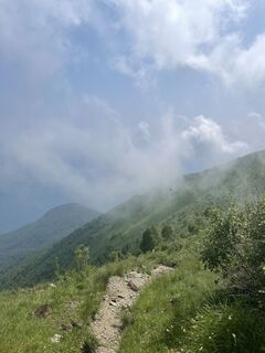 Zdjęcie z Mariagrazia Bellagamba wzdłuż trasy
