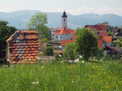 Ausblick auf Miesenbach in der Oststeiermark