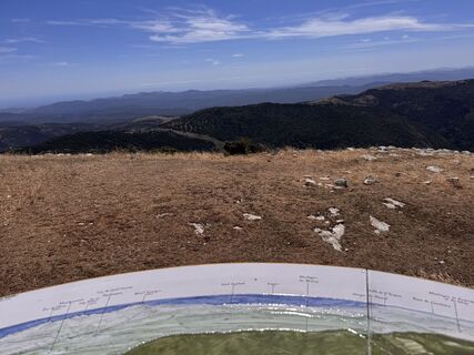 Photo de Andrea Loew le long du parcours