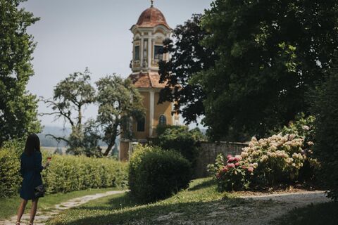 Schloss Stainz Weg Richtung Jakob-Rosolenz-Stiege