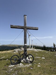 Foto de Harald Leitner a lo largo del recorrido