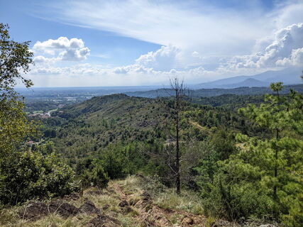 Panorama beim Aufstieg zur Torre Cives