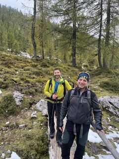 Foto de Roland Scheiber a lo largo del recorrido