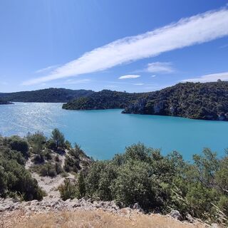 Blick auf den Lac d'Esparron