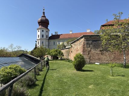 Fotografia z Helmut Schellmann na trase