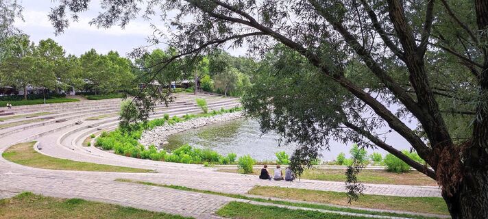 Foto von Mária Borsos entlang der Tour