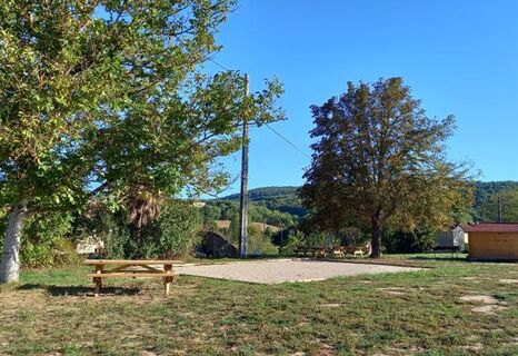 Parkplatz und Picknickbereich