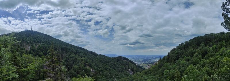 Photo de Andreas Oberholzer le long du parcours