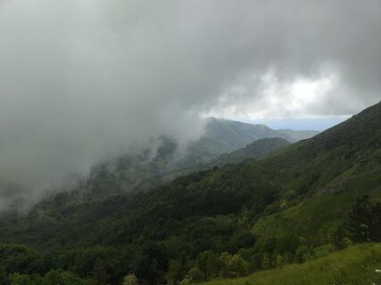 Foto de Luca Barsotti a lo largo del recorrido