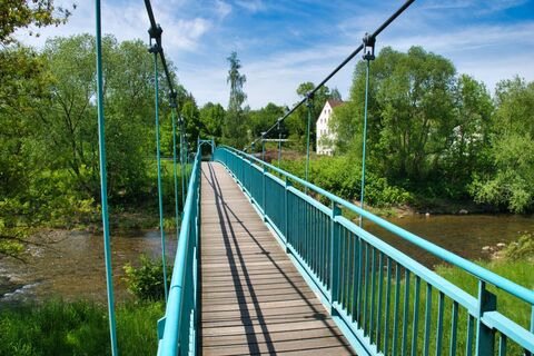 Hängebrücke Thierbach-Zinnberg