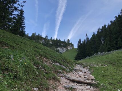 Rofanspitze ab Maurach am Achensee , Tirol/Österreich