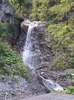 Photo de Heidi Schmid le long du parcours