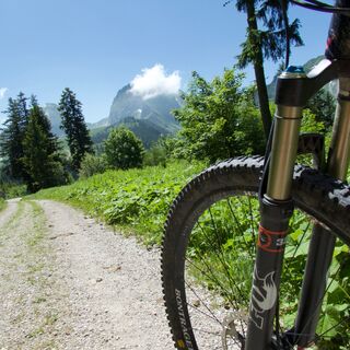 Weg nach Wasserscheide2 - Gantrisch Bike-Panoramaweg