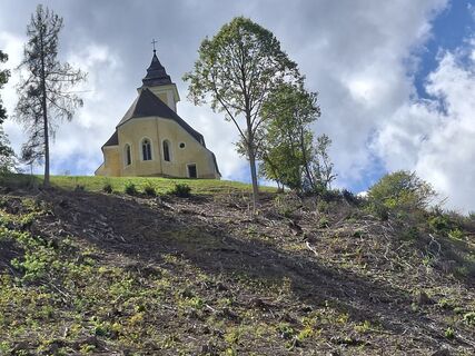 Foto von Erna Hüttner-Aigner entlang der Tour