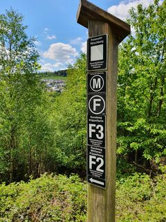 Wegweiser in Meschede-Freienohl (F) (M) F2, F3 Rundweg Küppelturm