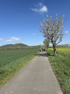 Foto de Klaus Kubelka a lo largo del recorrido