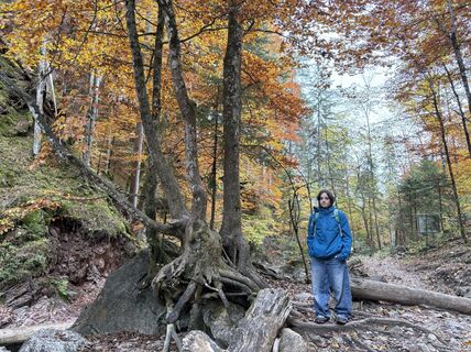 Photo de Christian Baumgartner le long du parcours