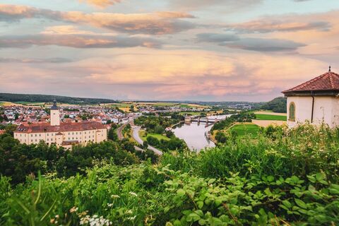 Blick vom Gundelsheimer Himmelreich ins Neckartal | HeilbronnerLand