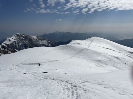 Zdjęcie z Andrea Graziani wzdłuż trasy