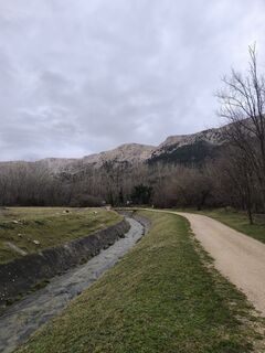 Zdjęcie z Darija Forgač wzdłuż trasy