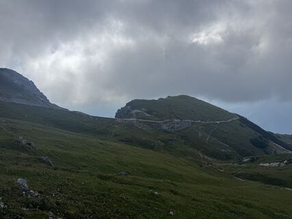 Foto von Sabine Monay entlang der Tour