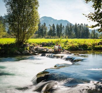 Nächste Etappe planen am Wasser