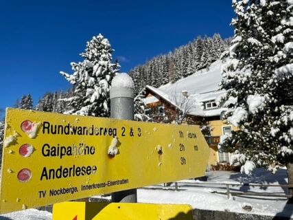 Beschilderung zur Gaipahöhe