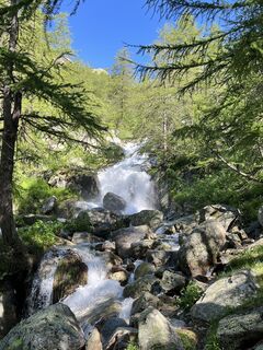 Photo de Toni Lerda le long du parcours