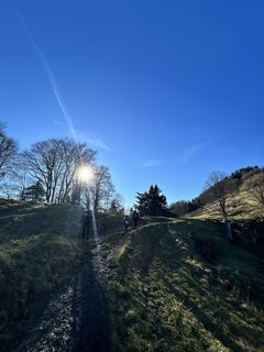Foto de Henrik Sternberger a lo largo del recorrido