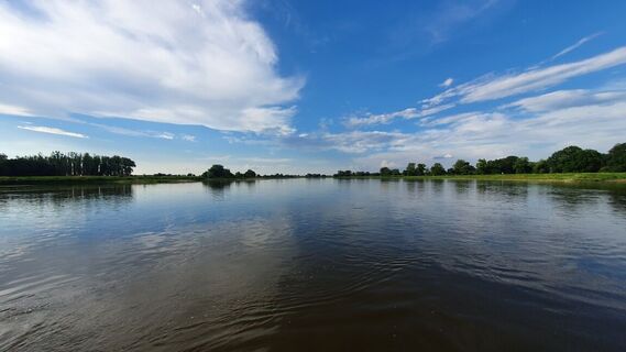Elbe bei der Hansestadt Havelberg