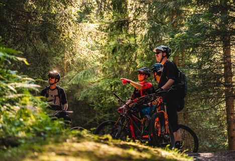 Orientierung während dem Biken
