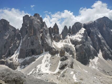Photo de Gabriele Resmini le long du parcours