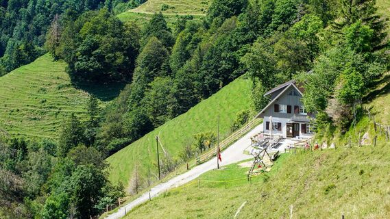 Toggenburger Höhenweg Etappe5 Gasthaus Alp Schindelberg