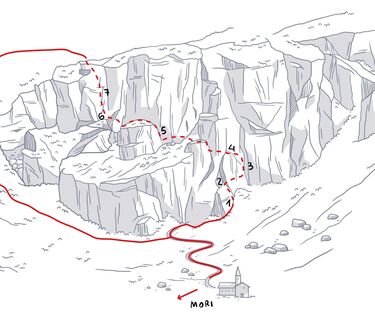 Klettersteig O. Marangoni - Monte Albano