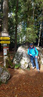 Foto von Günzi entlang der Tour