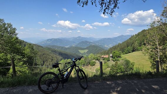 Photo de Adelheid Lautner le long du parcours