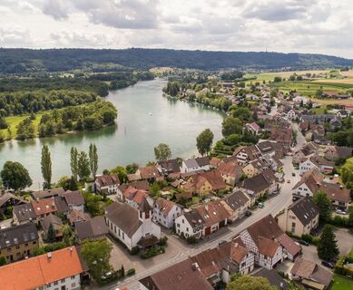 Büsingen von oben