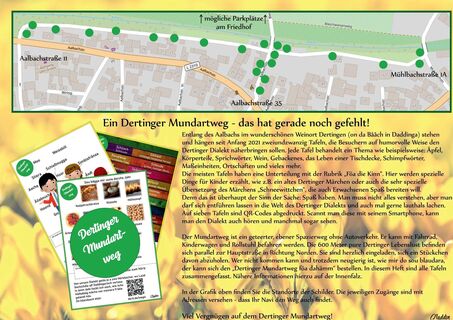 Mundartweg Dertingen