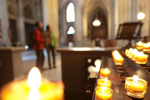 Andacht im Stift Admont