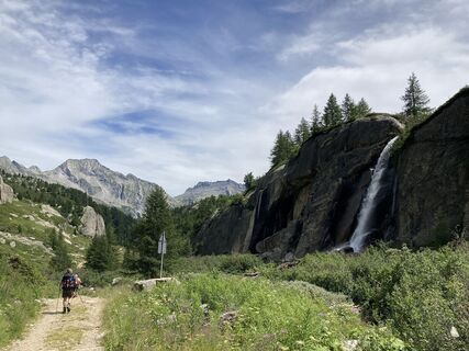 Foto von Mauro Stefanoni entlang der Tour