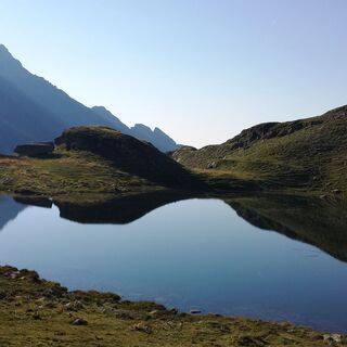 Der Alplsee oder oder auch Almsee genannt im Hintereggergraben