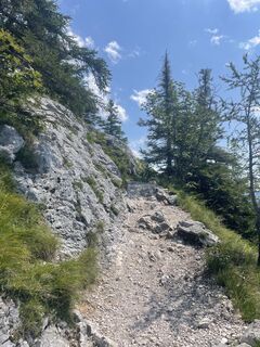 Photo de Lisa Sternowsky le long du parcours