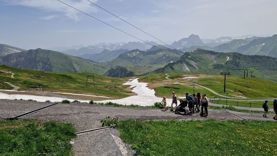 Foto de Gerrit van der Linde a lo largo del recorrido