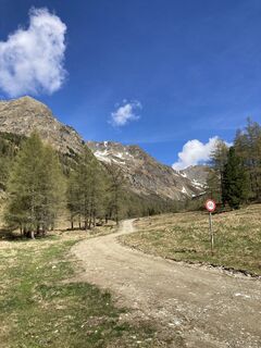 Photo de Georg Labacher le long du parcours