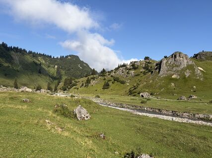 Photo de Nicole Van Ham le long du parcours