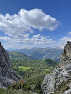 Photo de Francesca Tomba le long du parcours