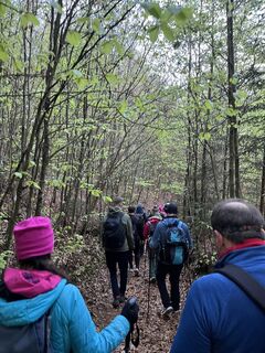 Foto von Bernhard Koller entlang der Tour